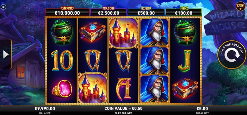 Fire Blaze: Blue Wizard Megaways